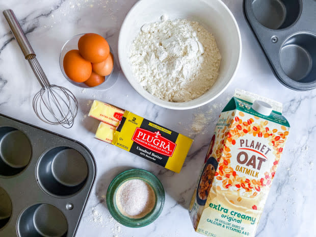 Ingredients for Zooey's popovers<p>Courtesy of Jessica Wrubel</p>