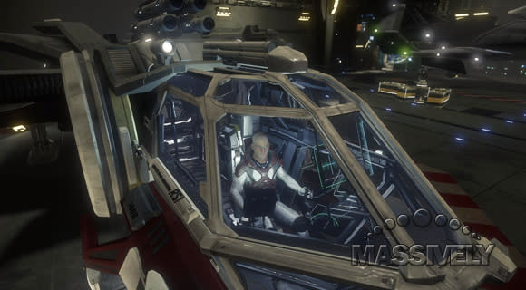 Star Citizen Aurora cockpit high