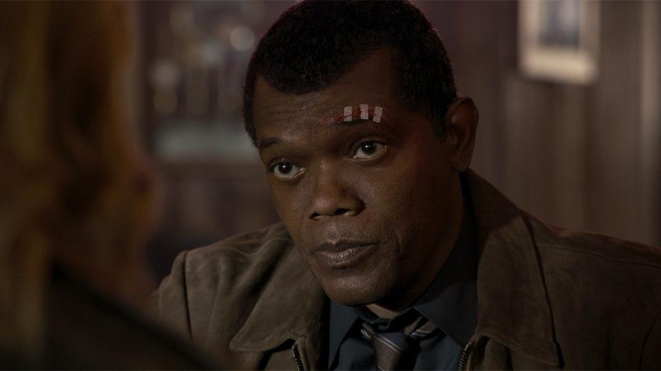 Sameul L. Jackson in Captain Marvel (Credit: Marvel/Disney)