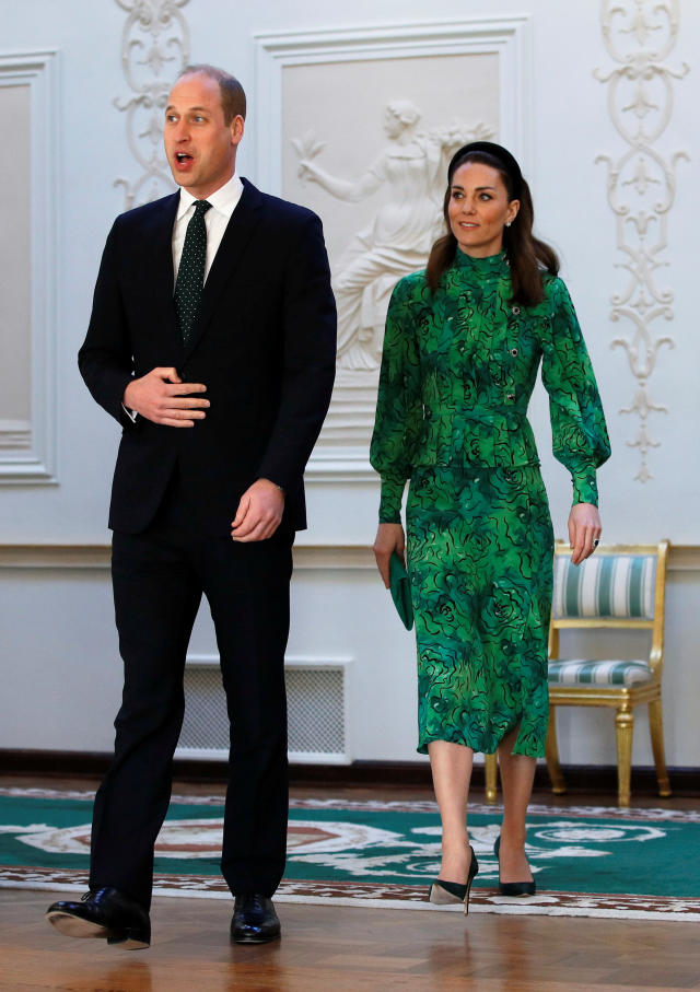 Duchess of Cambridge dresses diplomatically in green for Ireland