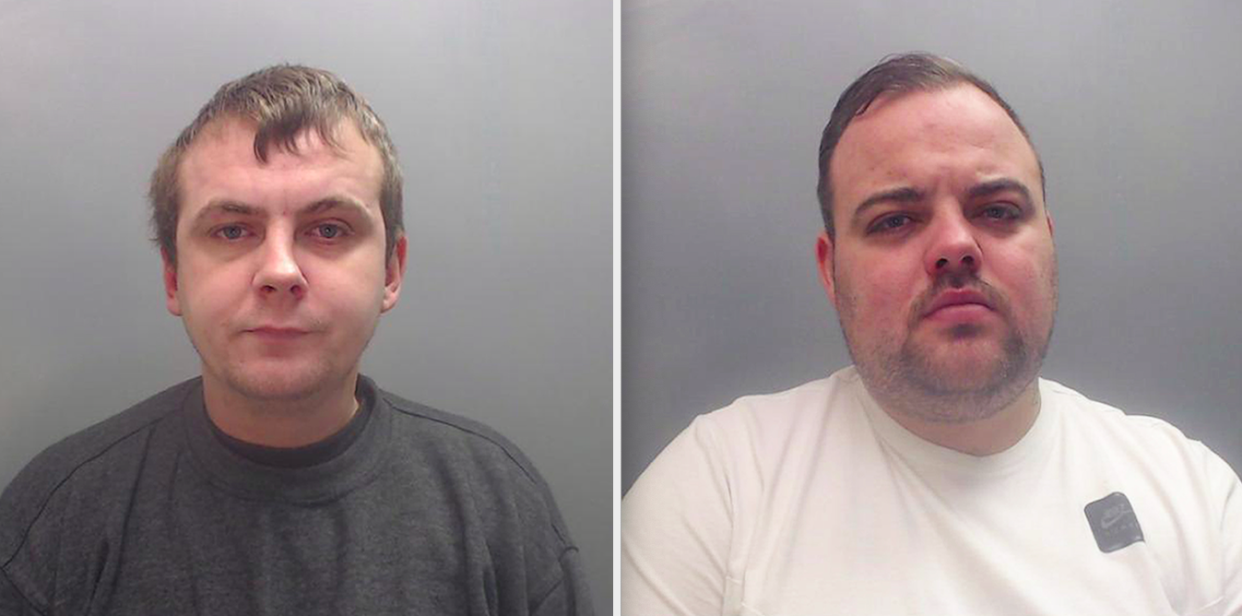 Drug dealers Jamie Oldroyd (l) and Jamie Simpson (r) have been jailed following a police operation (PA)