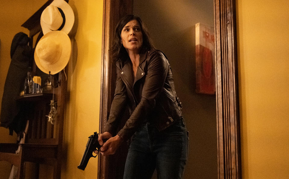 Neve Campbell como Sidney Prescott en 'Scream' (2022) (Foto: BROWNIE HARRIS/PARAMOUNT PICTURES)