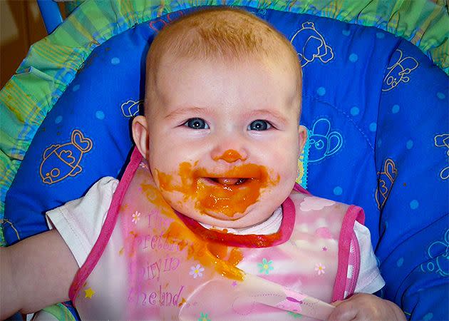 We finally found something Miss Five enjoyed eating as a baby