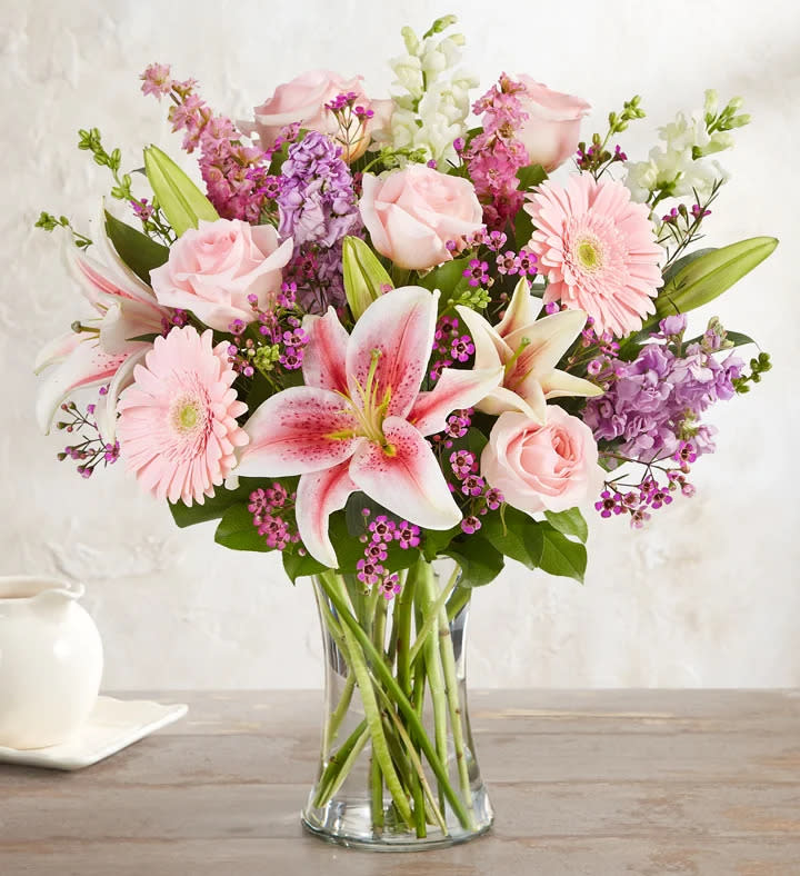 Always On My Mind Flower Bouquet. Image via 1-800-Flowers.