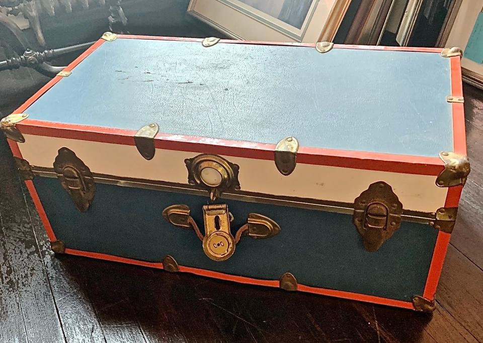 Thomas Bleistein, known onstage as Tommy "Bozo" Snyder, used this trunk to hold his props. It will be displayed with other items associated with the comedian this spring.