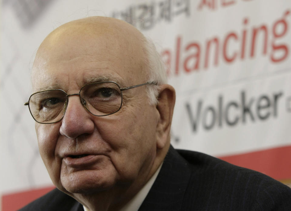 Paul Volcker, the former Federal Reserve chairman who in the early 1980s raised interest rates to historic highs and triggered a recession as the price of quashing double-digit inflation, died on Dec. 8, 2019. He was 92.