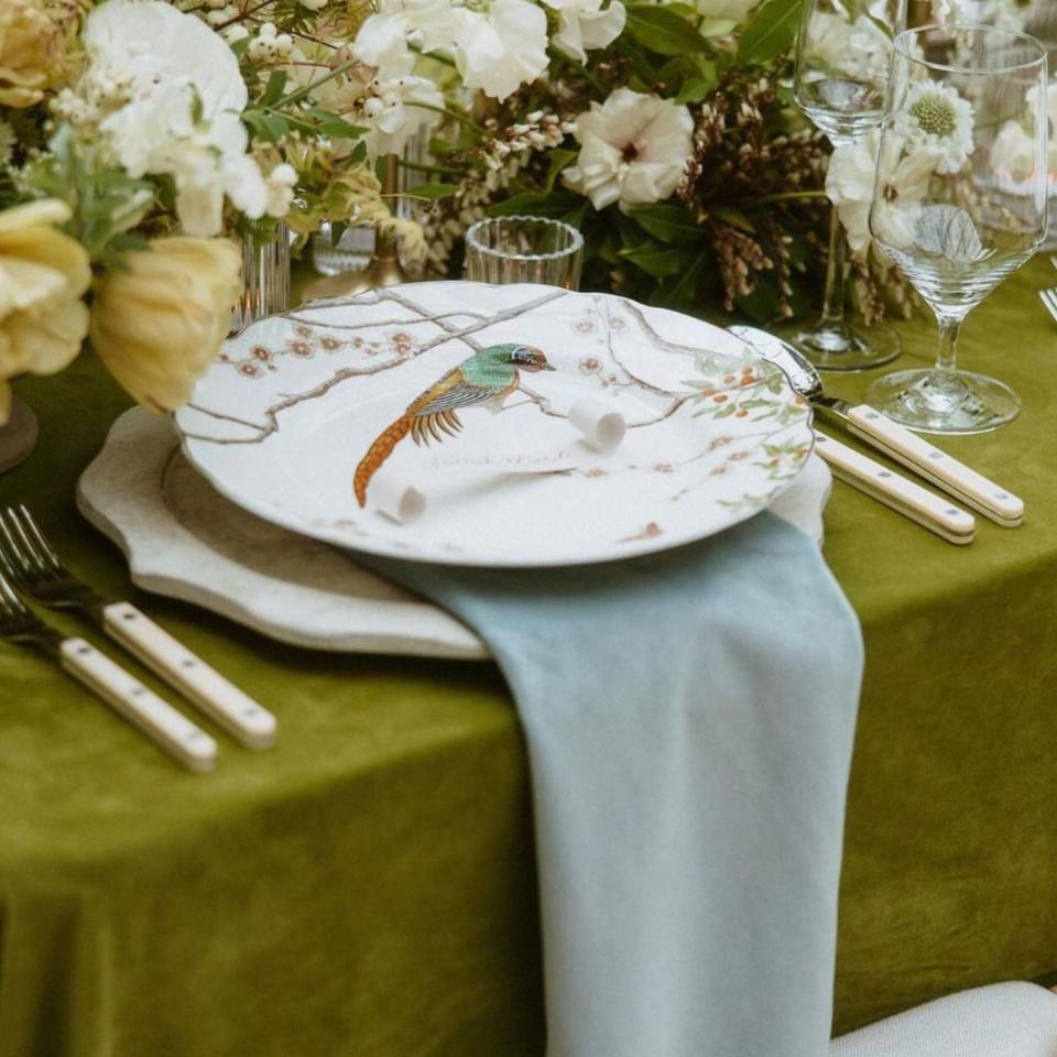 Une décoration de table inspirée de la nature