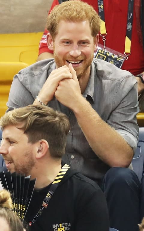 Prince Harry attends the Sitting Volleyball Finals - Credit: Chris Jackson/Getty