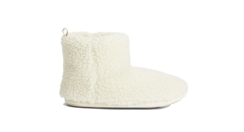 Borg Sustainable Faux Fur Boot Slippers