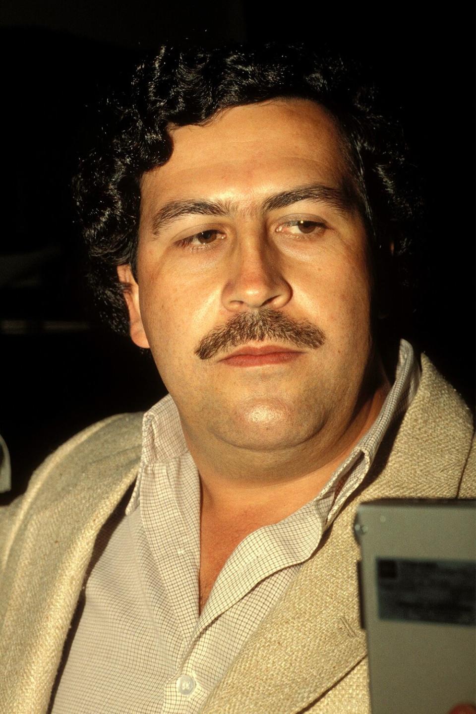 Pablo Escobar the godfather of the Medellin Cartel in 1988. The concrete 'Monaco' building in the Colombian city of Medellin, once home to drug baron Pablo Escobar, is set to be razed to the ground on February 22, 2019 with explosives to make way for a park dedicated to the victims of the Colombia's drug war. The city was at the centre of the conflict largely due to Escobar, who ran the cartel that at its peak supplied 80 per cent of America's cocaine. Appearing like a fortress with a penthouse apartment on top, the Edificio Monaco was home to Escobar and his family until rivals set off a car bomb outside in 1988. They vacated not long after. In the place of the uninhabited structure in El Poblado, an exclusive neighbourhood of Medellin, will be built a 5,000 square meter commemorative space to honor the thousands of victims killed during the 1980s and 90s as drug traffickers fought a bloody war against the authorities. Photo by Eric Vandeville/Abaca/Sipa USA