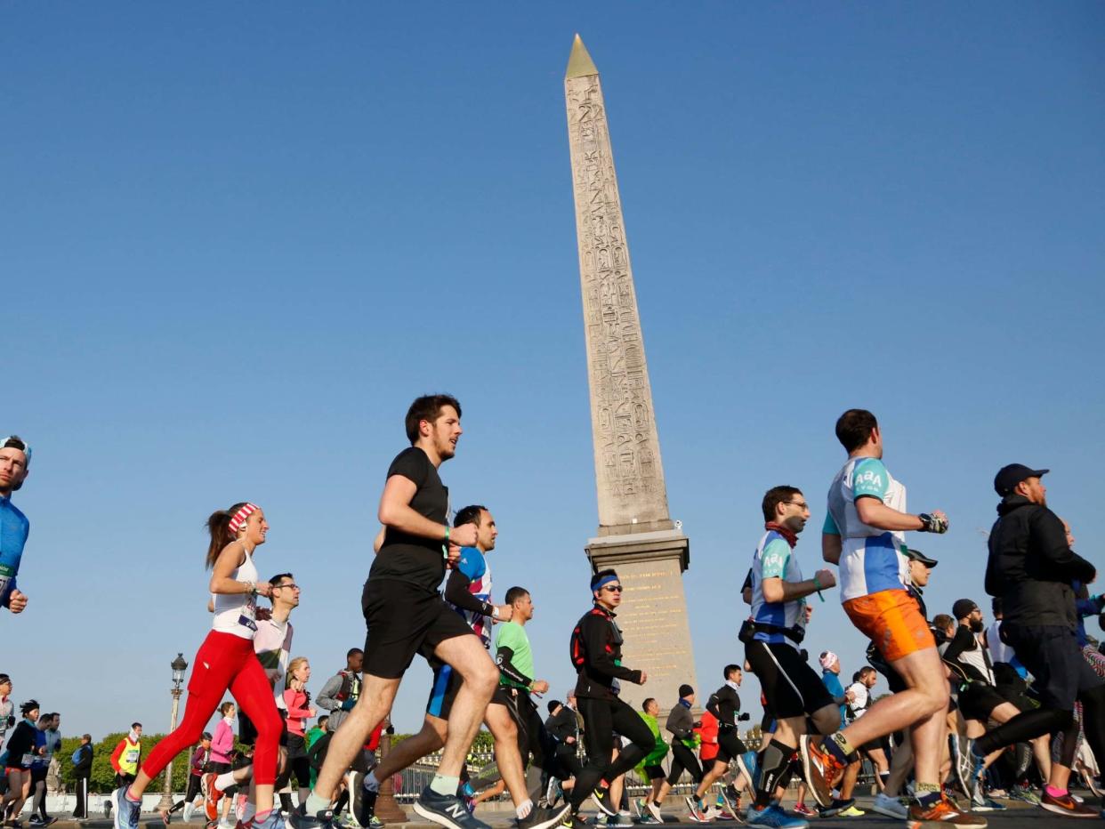 The 2020 Paris Marathon has been cancelled due to the coronavirus pandemic: AP