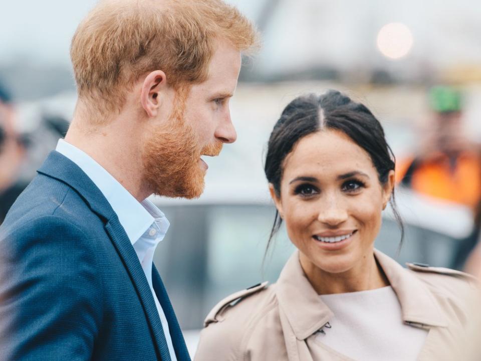 Herzogin Meghan wird Prinz Harry nicht nach London begleiten. (Bild: Shaun Jeffers/Shutterstock.com)