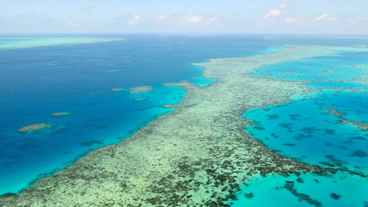 Das Great Barrier Reef im Nordosten Australiens.