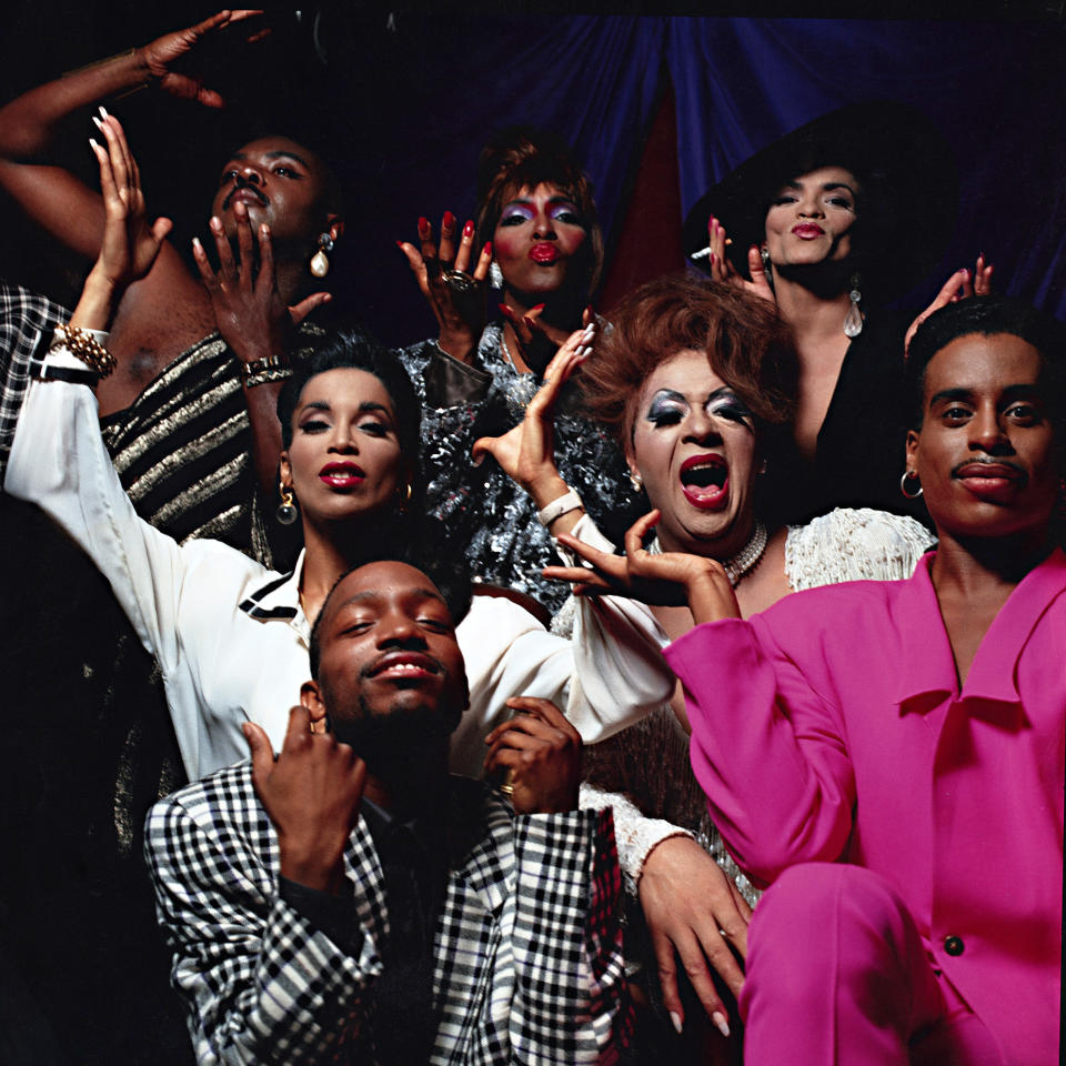 Paris is Burning poster shoot group photo, 1991. (Courtesy of Janus Films)