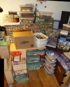 Boxes of Lego