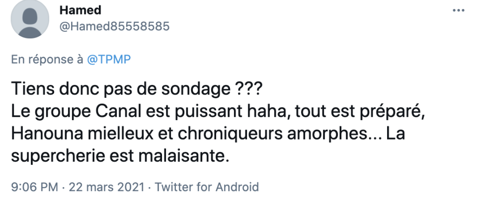 Les internautes ont trouvé les chroniqueurs de Cyril Hanouna trop 