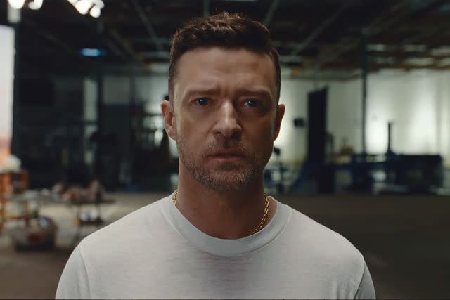 <p>Justin Timberlake/Youtube</p> Justin Timberlake in the music video for "Selfish" (2024)