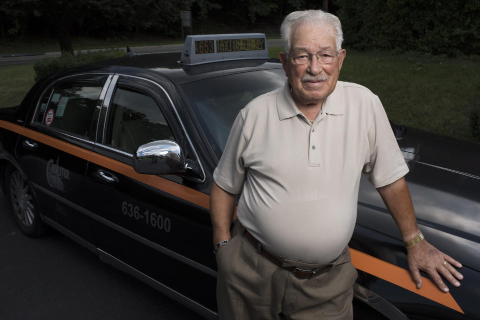 Stanley W. Tapscott, 89, may be the oldest cab driver in Washington, D.C. He plans to retire soon after more than 50 years on the job.