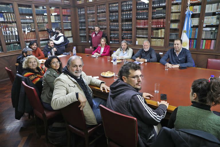 Reunion de los movimientos piqueteros con la CGT