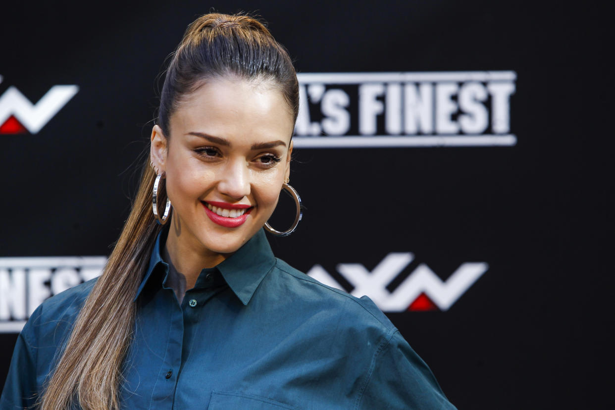 MADRID, SPAIN-June 10: Jessica Alba at the 'L.A.'s Finest' AXN TV Series photocall at the Villamagna Hotel in Madrid, Spain on the 10th of May of 2019. June10, 2019. Credit: Jimmy Olsen/Media Punch ***NO SPAIN*** /IPX