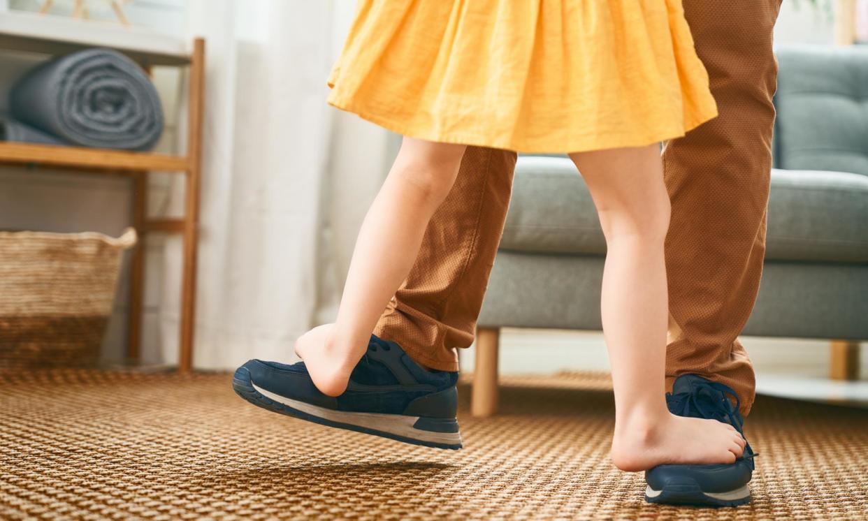 <span>Step by step: ‘Play with your daughter. Don’t train her to be a perfectionist. Be goofy and play. Make her laugh every day.’</span><span>Photograph: Yuganov Konstantin/Shutterstock</span>