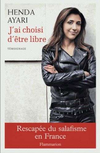 法國作家阿葉莉自傳作品《我選擇自由》，講述脫離激進主義的心路歷程，也控訴遭牛津教授拉瑪丹性侵。（圖/Henda Ayari臉書）