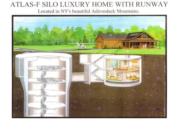 Photo tour of a nuclear bunker house illustration