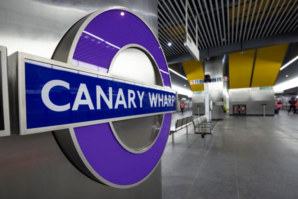 Canary Wharf has seen a boost in numbers following the opening of the Elizabeth line (CWG)