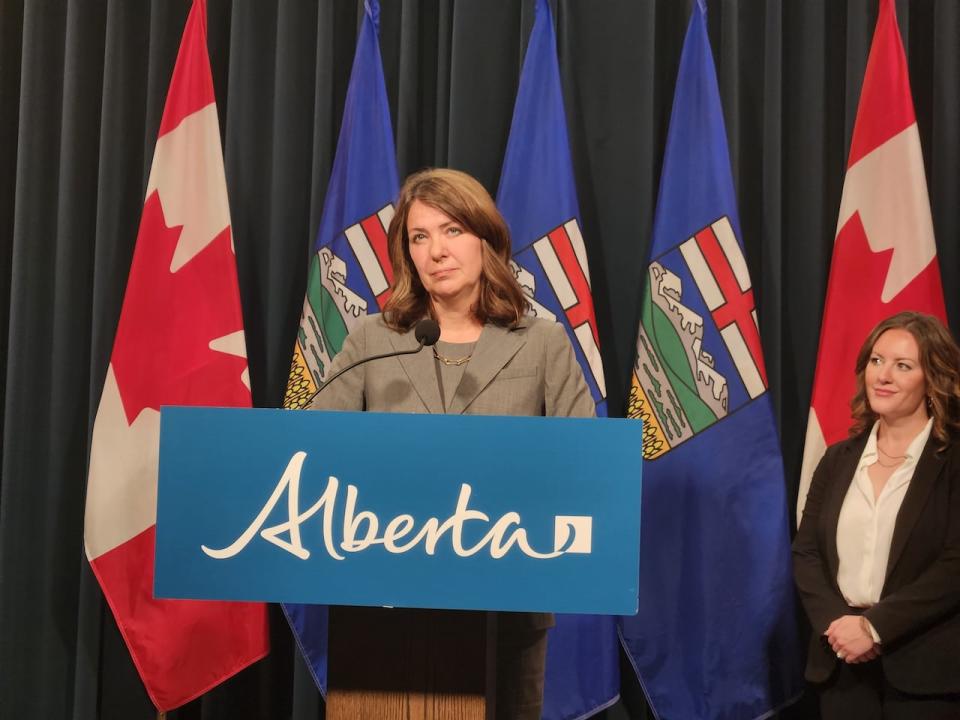 Alberta Premier Danielle Smith, speaking at a press conference on Friday, said the province was "open for business" after the Supreme Court of Canada's decision.