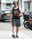 <p>James McAvoy runs some errands in London on July 21. </p>