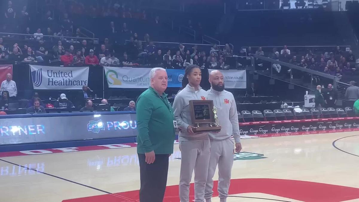 WATCH Purcell Marian's Dee Alexander named Ohio's Ms. Basketball