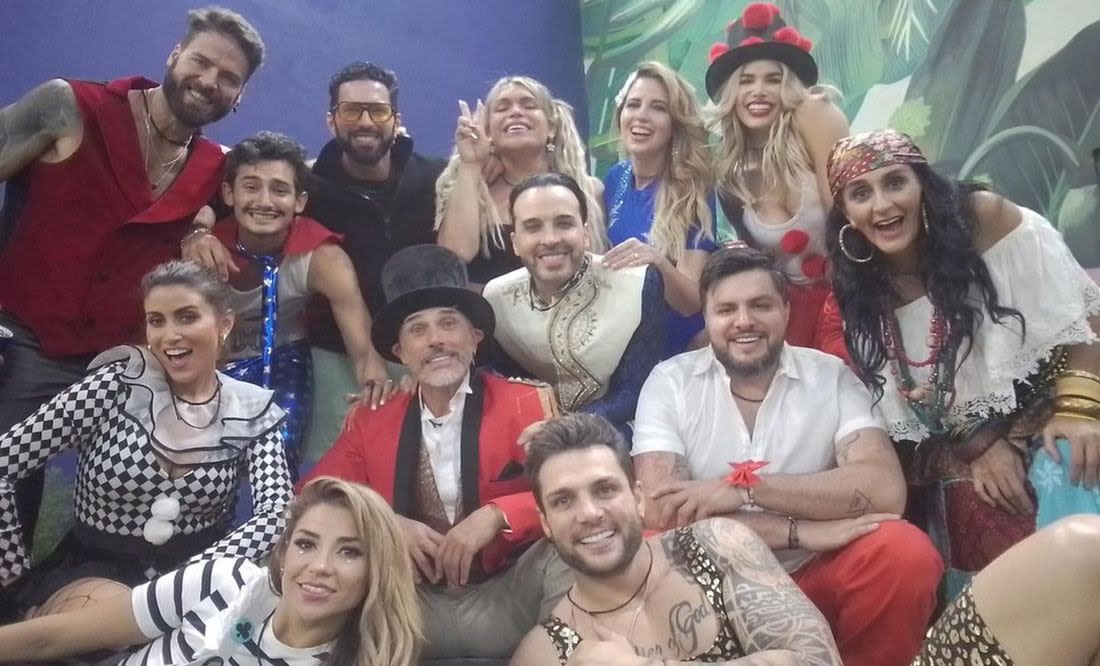 Los integrantes del reality show 'La Casa de los Famosos'.