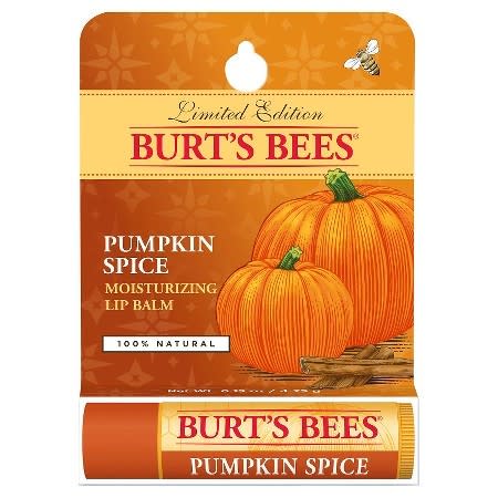 Never have the taste of pumpkin spice leave your lips again with this lip balm.