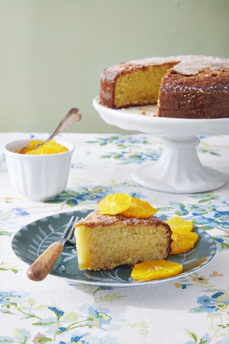 mothers day desserts olive oil cake with citrus compote