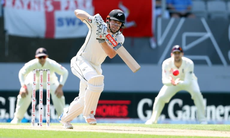 New Zealand's Henry Nicholls batted for 410 minutes and faced 268 balls to post a valuable 145 on day four of the first Test against England