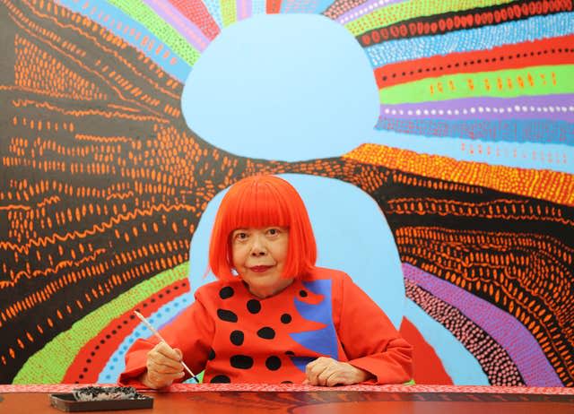 Japanese artist Yayoi Kusama 