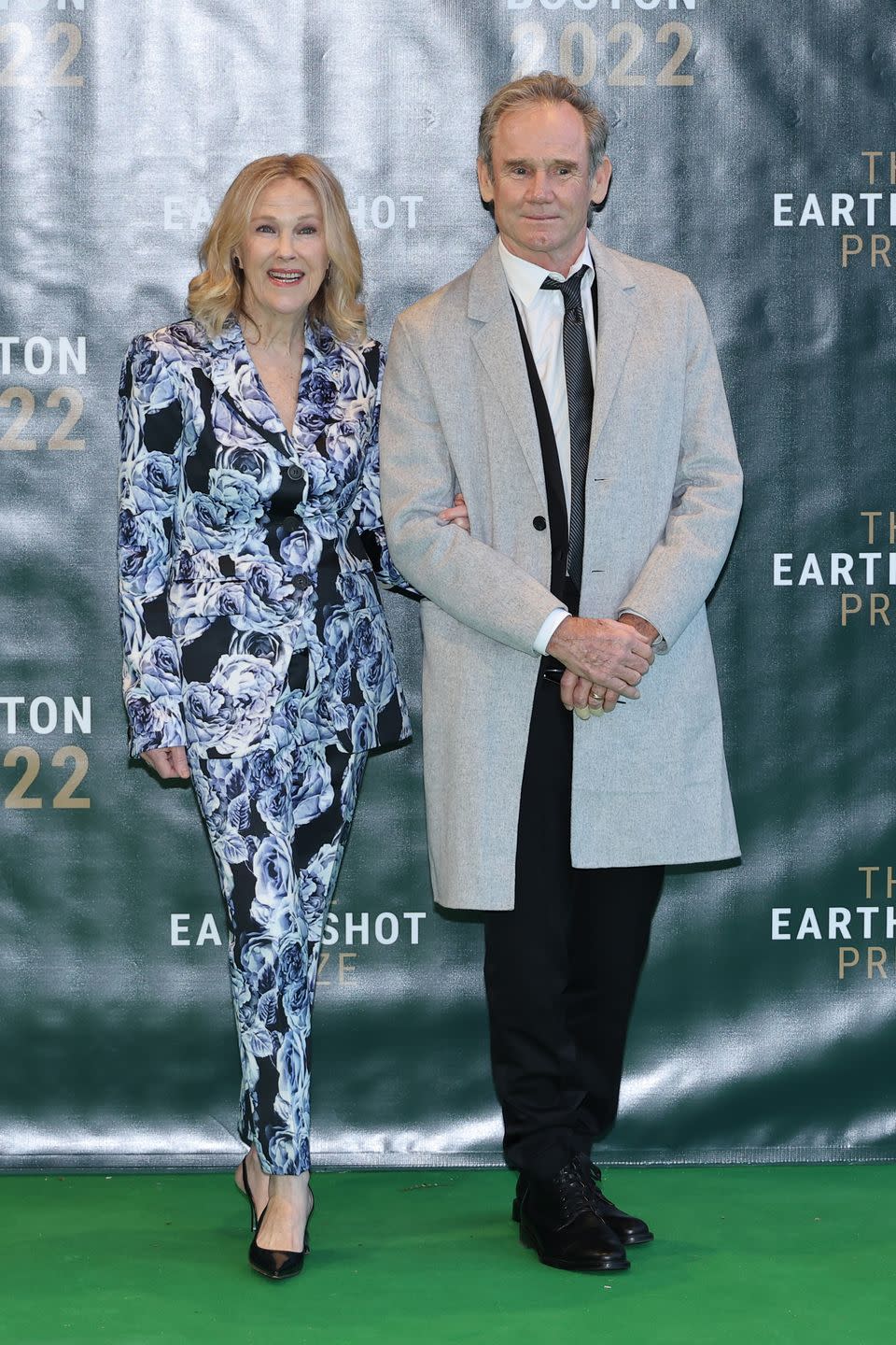 <p>Actress Catherine O'Hara was joined by her husband Bo Welch at the awards. She wore a fun printed suit. </p><p>"Repairing our planet is one of the most important things we can do in our lifetimes. The passion and ambition of this year’s Earthshot Finalists is much needed in a world of such turmoil, and I am truly honoured to play a role in helping them share their work with the world," O'Hara shared ahead of the ceremony.</p>