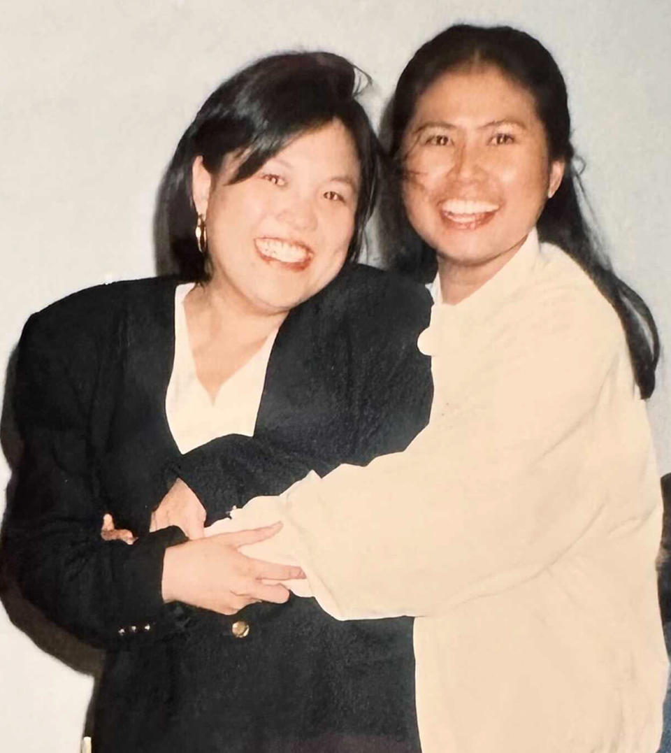 Julie Su, left, with Maliwan Clinton. (Courtesy Maliwan Clinton)