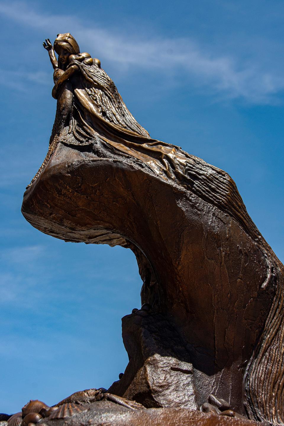 Rain Caller by Wendy Myhre. Sioux Falls SculptureWalk 2022.