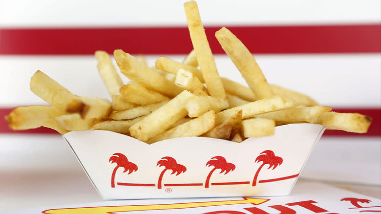 Basket of In-N-Out fries