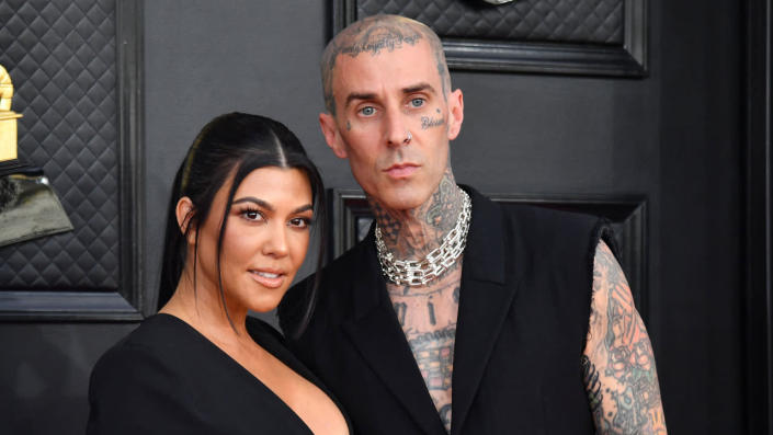 "I wish them the best. They both look truly happy and I am pleased and excited for them as they embark on this new journey," Moakler told Fox News Digital in a statement on Monday of Kourtney Kardashian and Travis Barker. <span class="copyright">Getty Images</span>