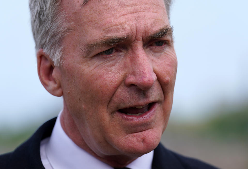 Newly appointed head of UK Armed Forces, Chief of Defence Admiral Sir Tony Radakin, during an interview with the media at Edinburgh Castle.Picture date: Wednesday June 15, 2022. (Photo by Andrew Milligan/PA Images via Getty Images)