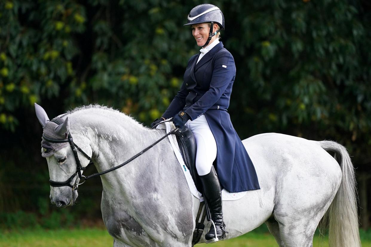 Zara Tindall on Classicals Euro Star taking part in the Osberton International and Young Horse Championships