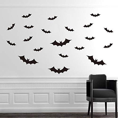 24) 3D Bat Wall Stickers