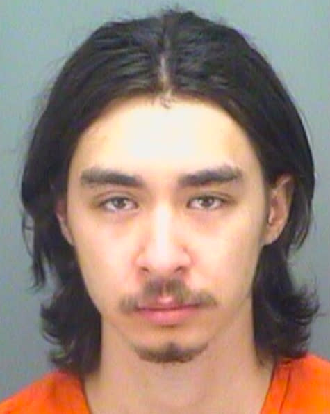 A mugshot of Thomas Parkinson-Freeman provided by the Pinellas County Sheriff's Office