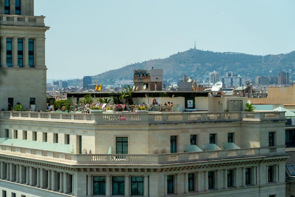 There are dozens of great rooftop bars in Barcelona, usually attached to hotels (Getty Images)