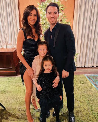 danielle jonas/ instagram Danielle Jonas and Kevin Jonas with their daughters