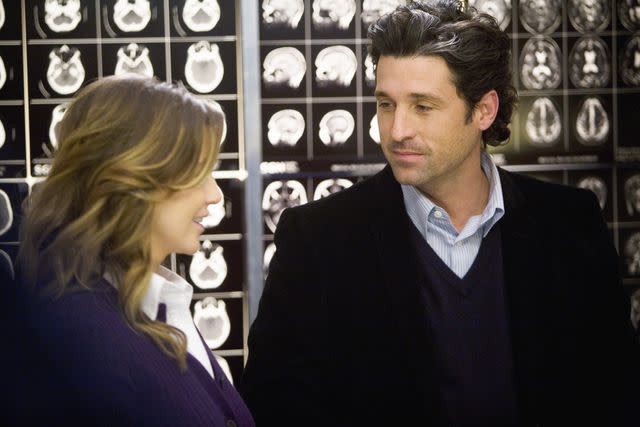 Randy Holmes/Disney General Entertainment Content via Getty Images Ellen Pompeo and Patrick Dempsey on 'Grey's Anatomy'