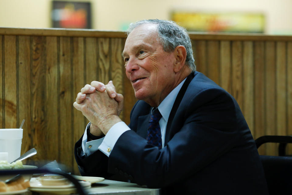 Michael Bloomberg, the billionaire media mogul and former New York City mayor, added his name to the Democratic primary ballot in Little Rock, Arkansas, earlier this month. (Photo: Christopher Aluka Berry / Reuters)