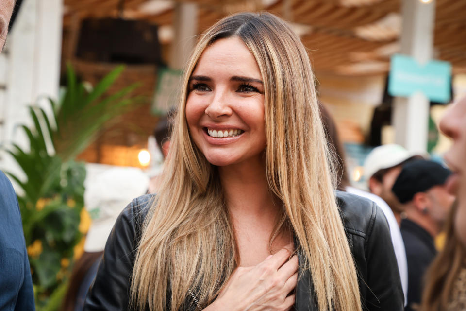 LONDON, ENGLAND - AUGUST 03: Nadine Coyle attends the 2023 Candy Kittens Summer Party at Carrubo on August 03, 2023 in London, England. (Photo by Lia Toby/Getty Images for Candy Kittens )